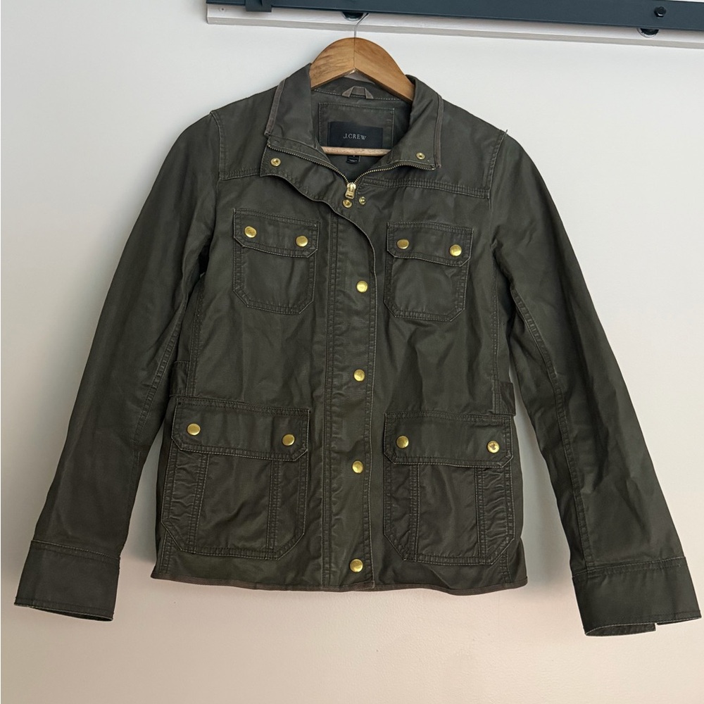 J.CREW Women's Waxed Cotton Jacket, sz S